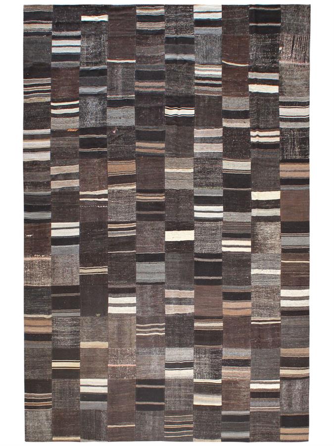 Patchwork Kilim Brown 1577