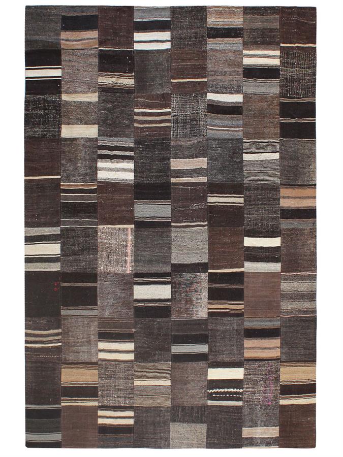 Patchwork Kilim Brown 1578
