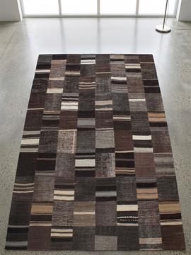 Patchwork Kilim Brown 1578