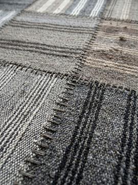 Patchwork Kilim Grey 1579