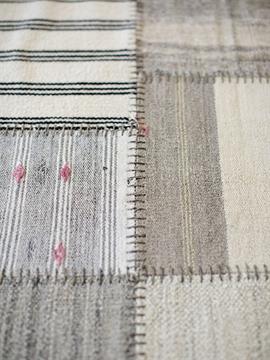 Patchwork Kilim Grey 1580